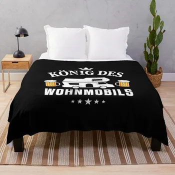 K?nig des Wohnmobils | Camping Geschenk, роскошное утепленное одеяло, термоодеяло